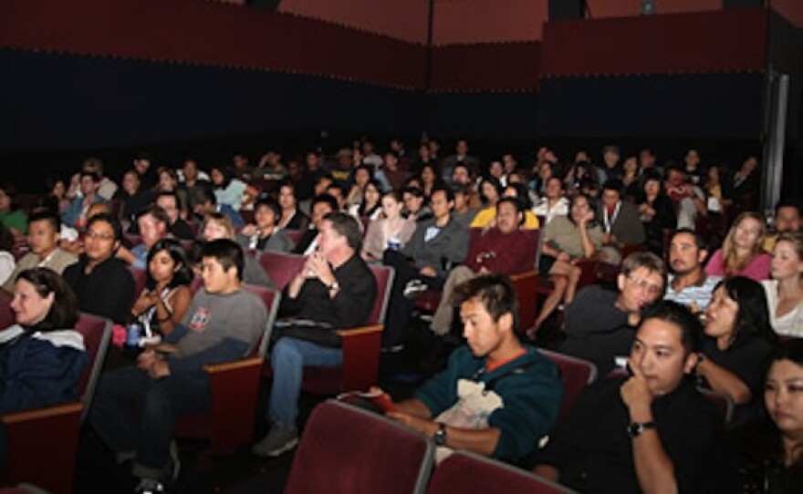 Inside one of the multiplex theaters.