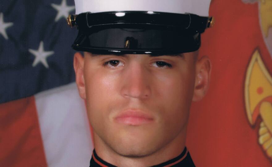 Lance Cpl. Nicholas Rodriguez joined the Marines at the age of 21. He "wanted to go and help the world in some way," says his stepfather, Michael Geiger.