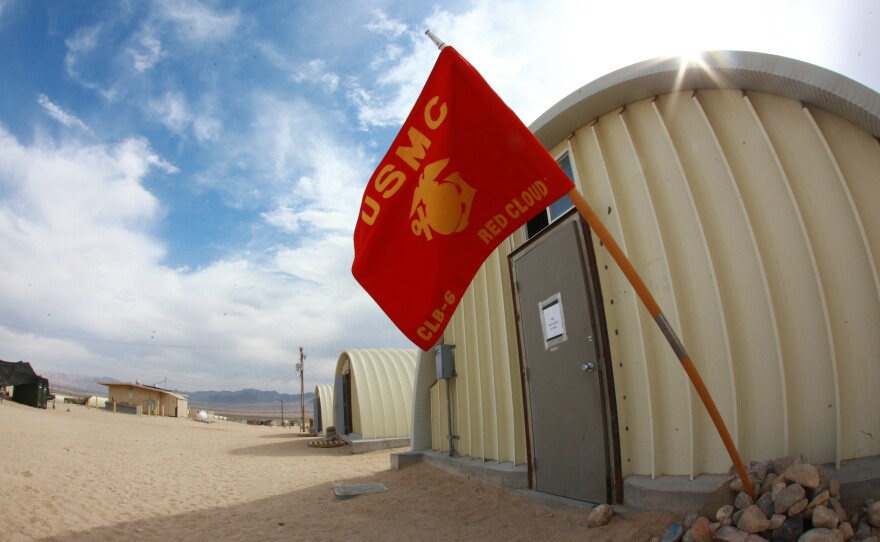 Marine Shot Self At Twentynine Palms Marine Base KPBS Public Media