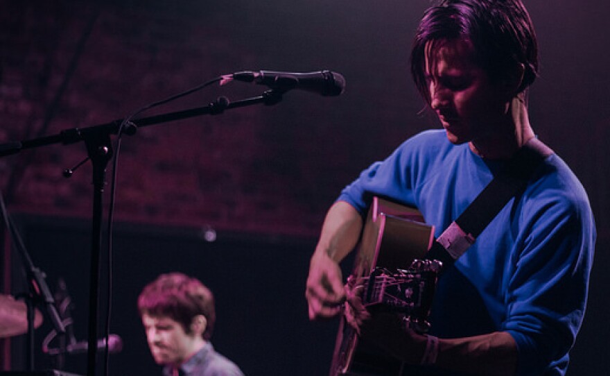 The Dodos onstage in 2018.