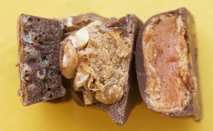 (From left) Nestle Crunch, Baby Ruth, Butterfinger