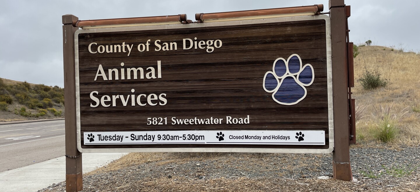 The San Diego County Animal Services facility in Bonita, shown in this photo from June 3, 2025. This facility houses dogs, cats and other animals who have been lost, abandoned or neglected. 