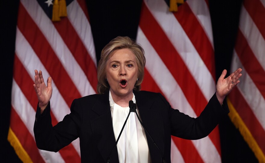 One of the key economic issues to watch in this election will be how candidates deal with mammoth forces like technology and globalization. "All of these trends are real, and none, none is going away," Hillary Clinton said Monday.