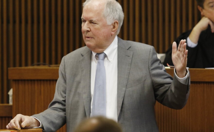 Defense attorney Bill Baxley in 2016. The former Alabama attorney general worked in the 1970s to have the death penalty reinstated and joined in a friend of the court brief to intervene in Johnson's case.