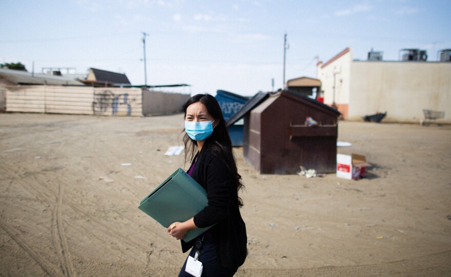 Mai Yang, a communicable disease specialist, searches for Angelica, a 27 year-old pregnant woman who tested positive for syphilis, in order to get her treated before she delivers her baby.