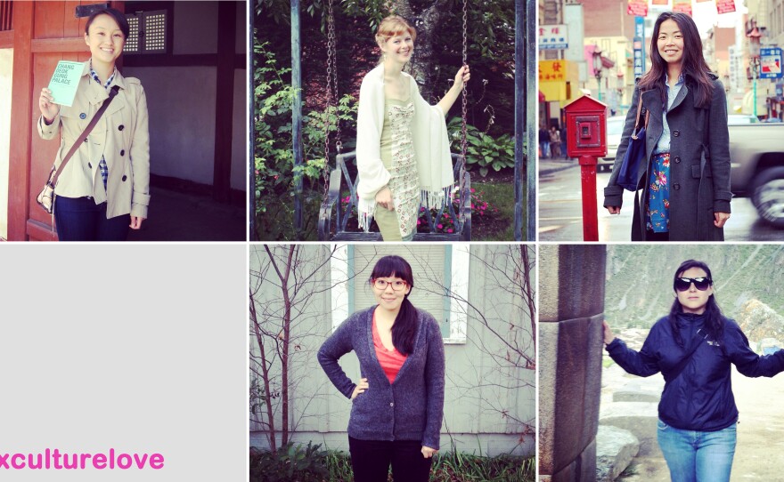 (From top left, clockwise) Aiko Loo, Laura Banish, Shu Ping Guan, Maria Ines Zamudio, Lizzie Chen.