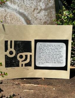 Books and Art: Linocut Printing Workshop 