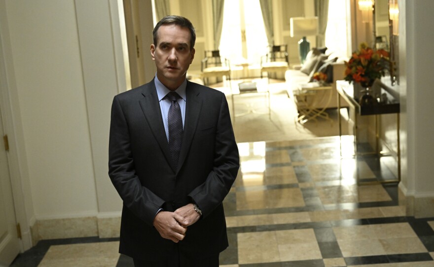 The way Tom (Matthew Macfadyen) looks in this picture is the way Tom feels in this episode.