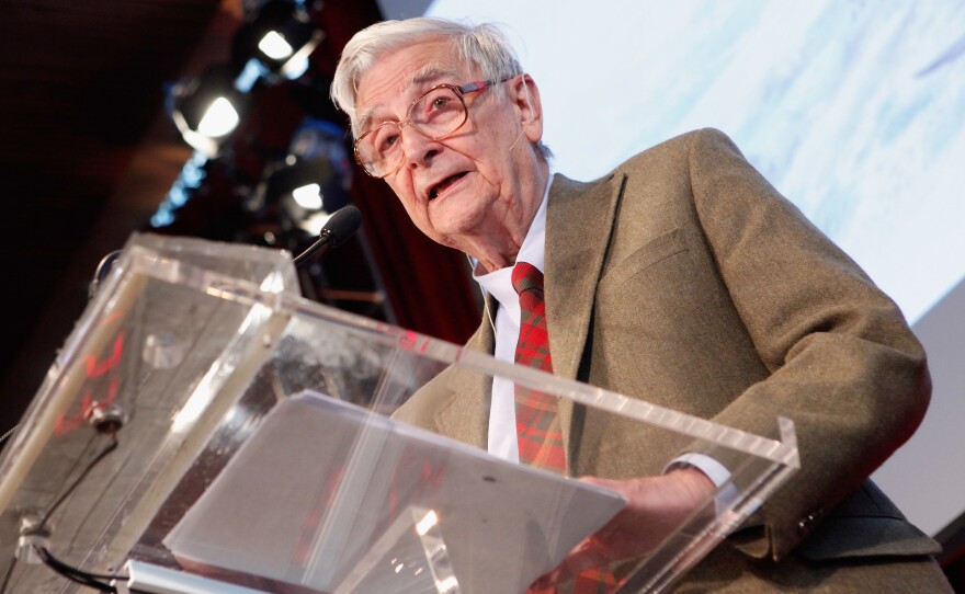 Scientist Edward O. Wilson at the World Science Festival at NYU Global Center in New York City, June 2012.