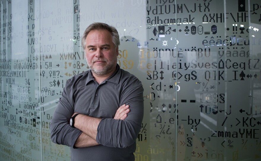Eugene Kaspersky, founder and chief executive officer of Kaspersky Lab, at his office in Moscow last Dec. 9. Kaspersky and his firm have ties to the Russian government, but say that should not be cause for concern in the West, where the company's cybersecurity software is widely used.