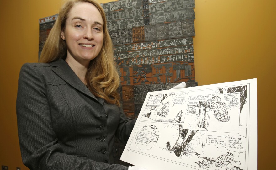 Curator Jenny Robb is in charge of the Billy Ireland Cartoon Library and Museum's vast collection of everything from Calvin and Hobbes to Superman.