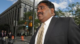 Raj Rajaratnam, billionaire co-founder of Galleon Group, enters Manhattan federal court on Wednesday.
