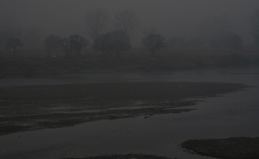The Imjin River runs just south of the DMZ. Many migratory birds stop through or winter here before heading north.