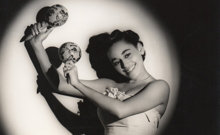 Omara Portuondo performing in Havana in the 1950s.