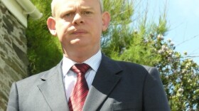 Martin Clunes plays Dr. Martin Ellingham, a misanthropic village doctor, in the ITV comedy series <em>Doc Martin</em>.