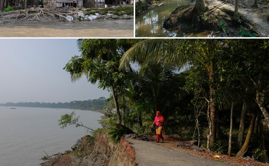 Scenes from the community of Morrelganj in southwest Bangladesh.