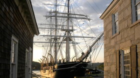 Pictured, the Charles W. Morgan. "The Charles W. Morgan" tells the extraordinary story of America's last wooden whale ship still in existence and the incredible saga of the United States' first global industry. 