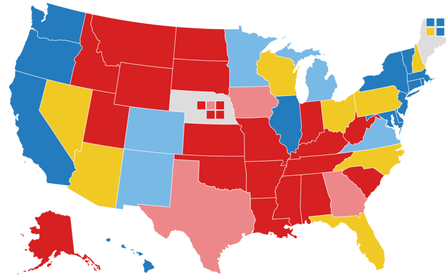 2020 Electoral Map Ratings: Biden Has An Edge Over Trump, With 5 Months To Go