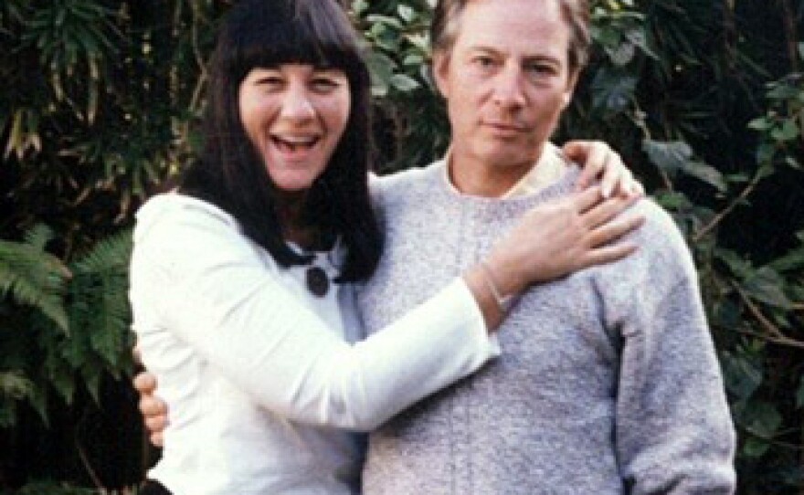 Robert Durst (right) is pictured with his friend Susan Berman, who was found dead in 2000, in a photo from The Jinx.