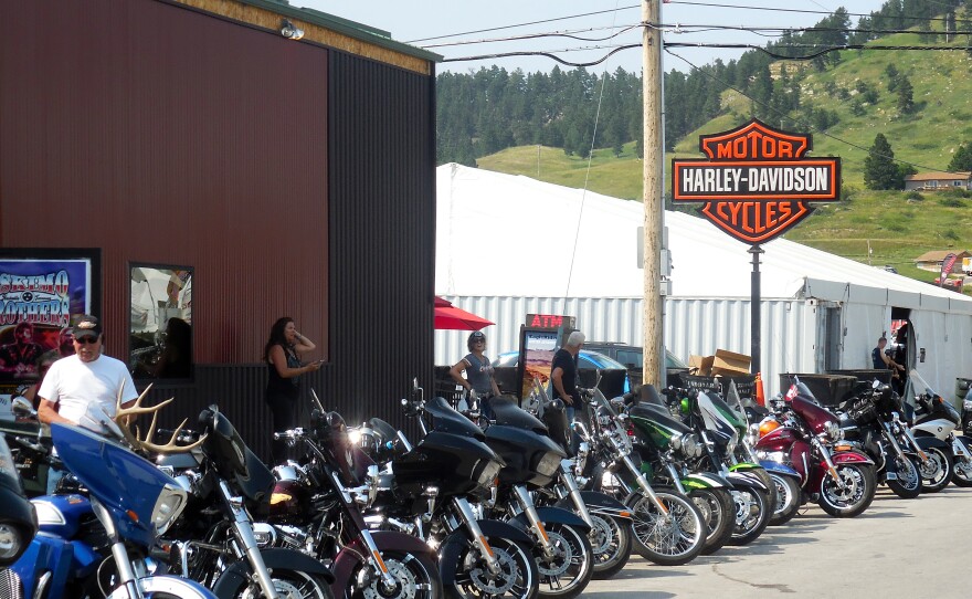 The streets of Sturgis may be quieter than they once were, especially during rally anniversary years, but there are still plenty of bikers who come to visit the vendors and local businesses.