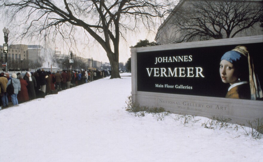 The National Gallery's first Vermeer exhibit 20 years ago drew huge crowds. It ran from November 1995 to February 1996 — during which the federal government shut down twice, and a major blizzard hit the East Coast.