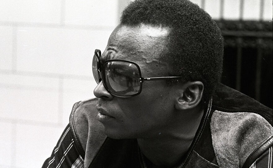 Miles Davis at home, June 1969.