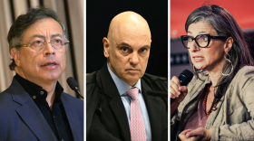 Colombian President Gustavo Petro (left), Brazil's federal Supreme Court minister Alexandre de Moraes and Francesca Albanese, United Nations special rapporteur on the situation of human rights in the Palestinian territories, have all been sanctioned by the Trump administration.