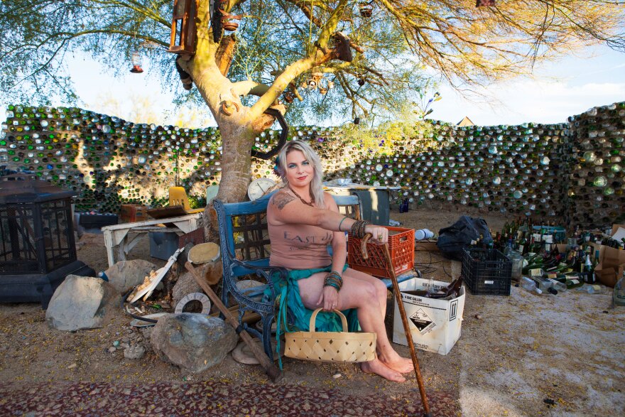 A portrait of Jenn Nelson, curator of the East Jesus Art Collective, March 28, 2015. 