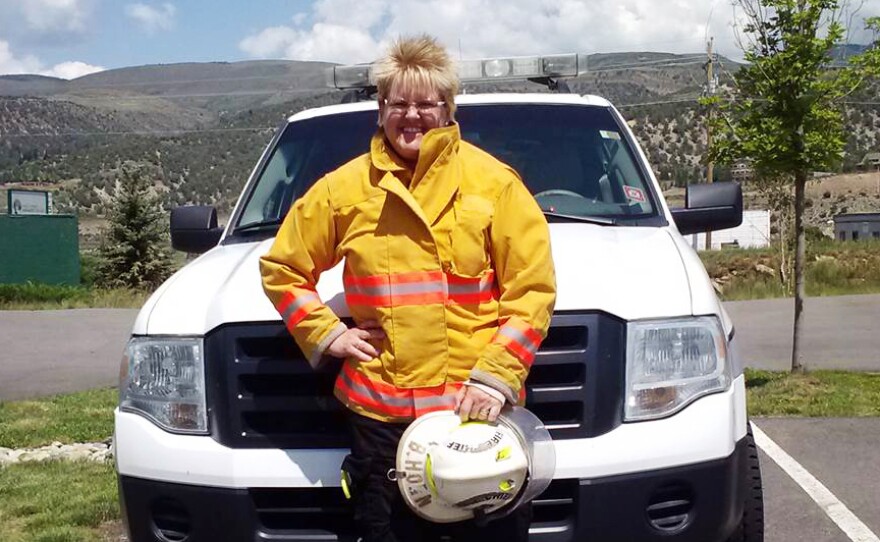 Chief Brita Horn of the Rock Creek Volunteer Fire Department in Colorado says the department is "always short-handed."