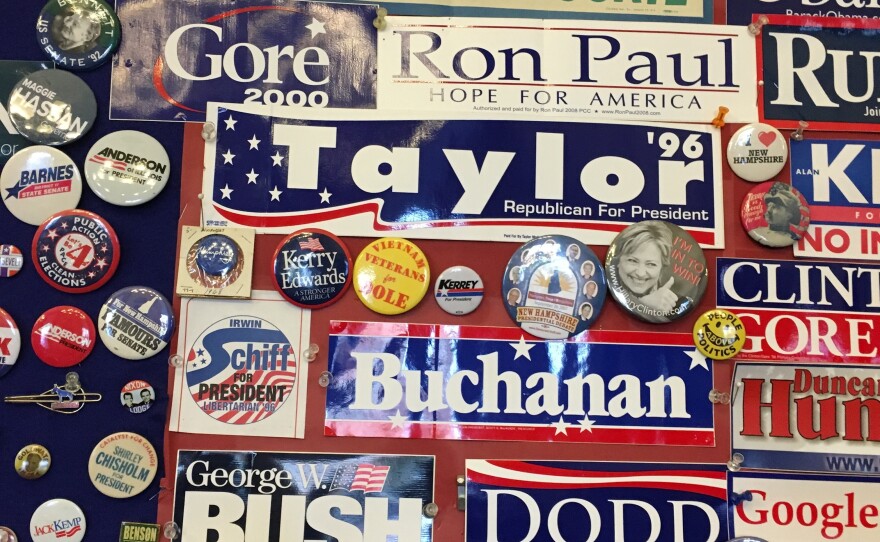 New Hampshire Secretary of State Bill Gardner has four decades of memories to go with the political paraphernalia in his office.