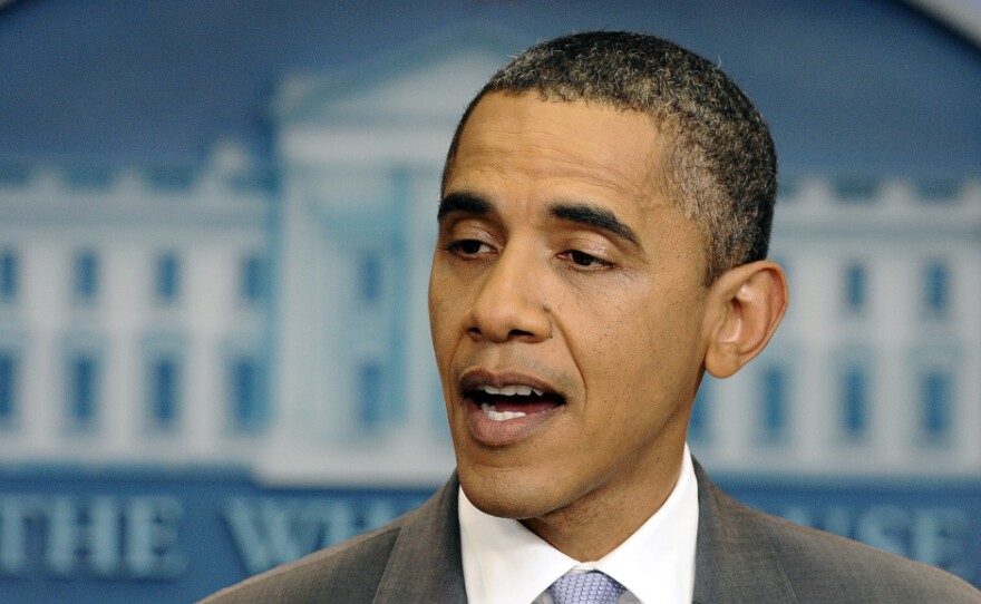 President Obama announced a deal Sunday with Republican and Democratic leaders that would reduce the deficit and avoid default. The deal needs congressional approval.