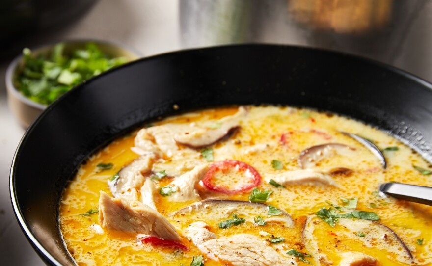 Thai-Style Coconut and Chicken Soup