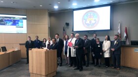 County public health officer Dr. Wilma Wooten gives an update on the county's effort to fight the coronavirus at the County Operations Center on March 5, 2020.