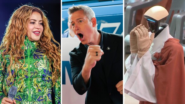 From left: Shakira, Sean Duffy, ????????.