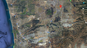 A map showing Rancho Bernardo High School is shown in this image, Feb. 26, 2018. 
