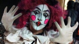 Being a monster — or creepy clown — in a haunted house can be downright strenuous with all the jumping and running. And if the scares are too real, it can get physical. "I've had customers that have tried to tackle me," says 20-year-old Arianna Dastvan, who plays a mutant pig at Markoff's Haunted House in Poolesville, Md. "So I tackle them back."
