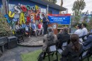 Congressman Juan Vargas announces the launch of the Center for Community Energy and Environmental Justice at A Reason to Survive center in National City on Tuesday, Sept. 5, 2023.