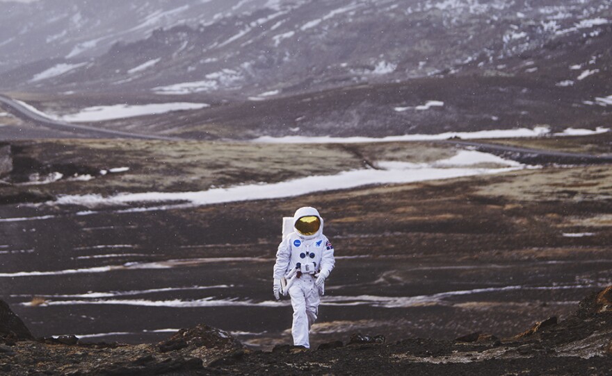 Iceland is like Mars — "if Mars had hot tubs," according to a new ad campaign from Visit Iceland.