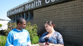 Community outreach workers Ron Sanders and Juanita Alvarado recruit patients, make their medical appointments, and help them stay on the straight and narrow path.