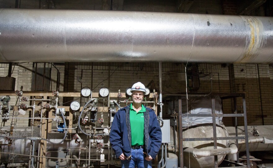 Mike Ancona is operations manager for Vicinity Energy's co-generation plant.