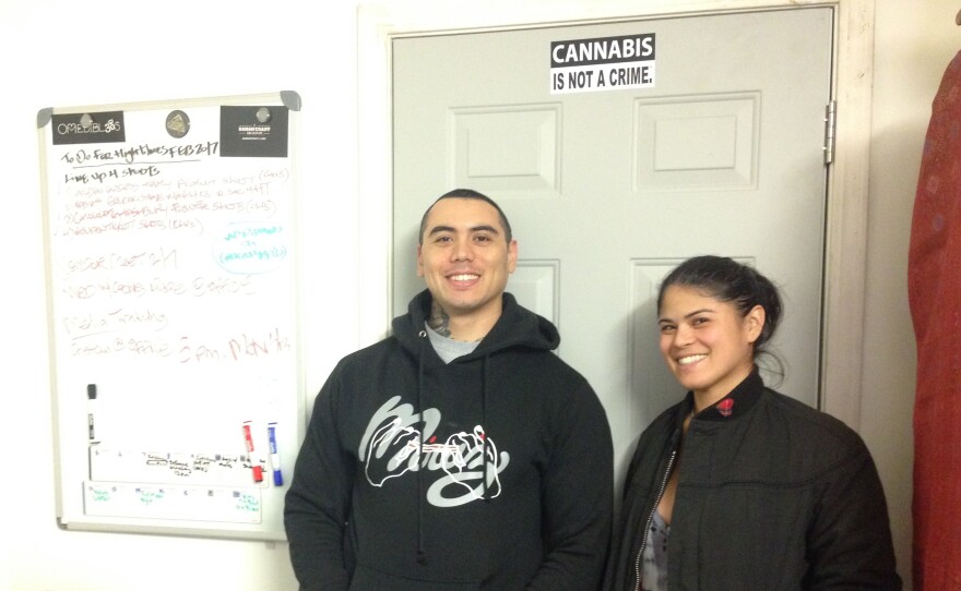 Malcolm Mirage and sister Nina Parks operate the cannabis business Mirage Medicinal in San Francisco.