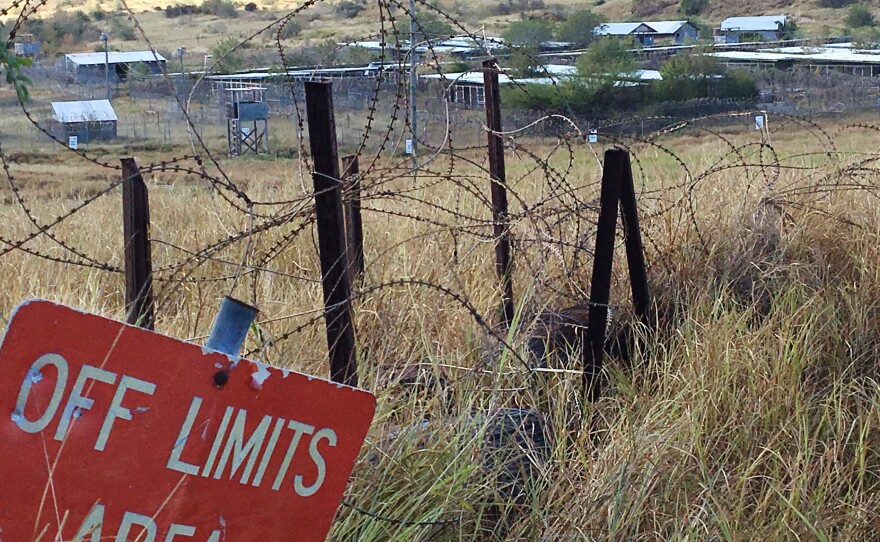 Camp X-ray, where first captives were held, is now abandoned.