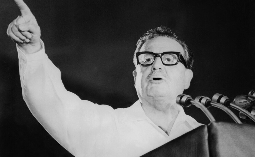 An undated photo of Chilean politician Salvador Allende. The U.S. spent massively to try to prevent him from becoming president. Nevertheless, he was elected in 1970.