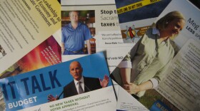 A collection of unwanted political mail from Ed Joyce’s mailbox.