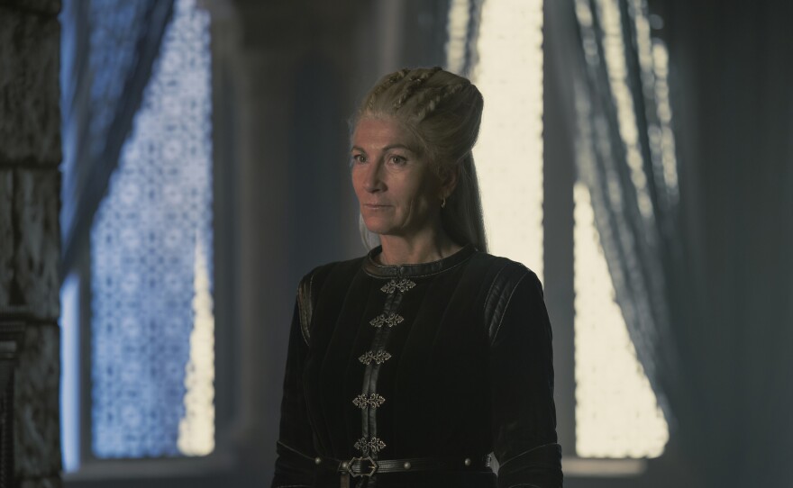 Rhaenys (Eve Best), the Queen Who Damn Well <em>Should</em> Have Been, If Any Of You Jerks Had Been Paying The Least Attention