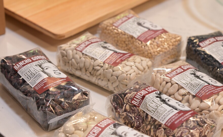 Jen Sherman gets a quarterly bean delivery from a California company called Rancho Gordo.