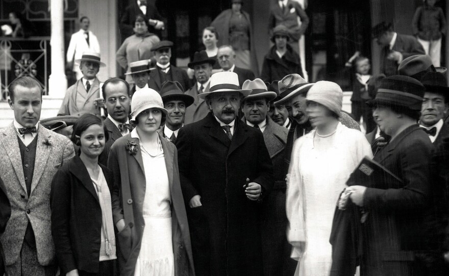 Albert Einstein at Hotel Eden, 1925. (Cordoba, Argentina)
