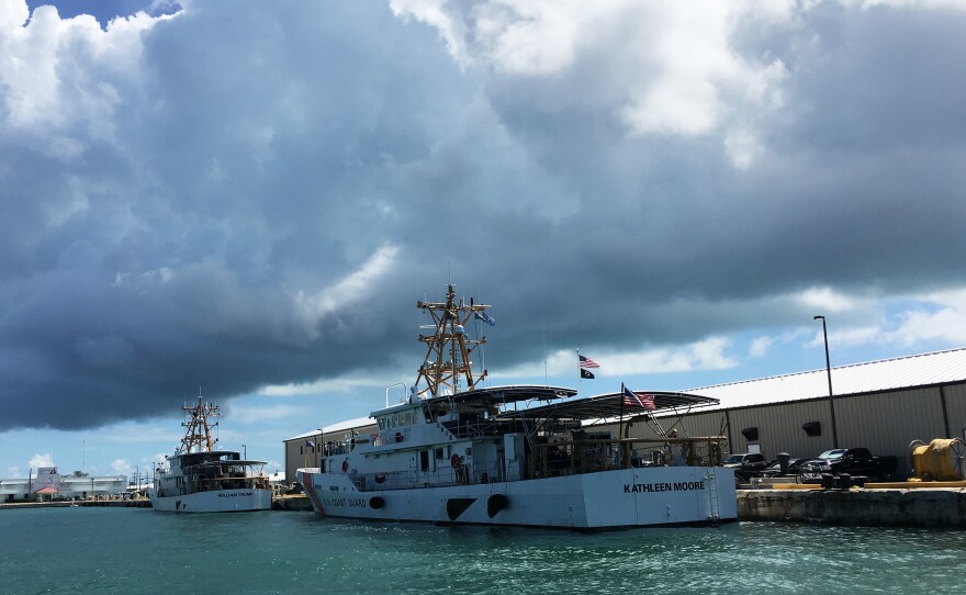 The Coast Guard in Key West uses these fast response cutters to intercept migrants in the Florida Straits and repatriate them to Cuba.