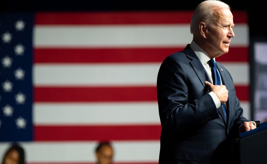 President Biden say he wants to ramp up efforts to expanding voting rights, calling new restrictions "an unprecedented assault on our democracy."