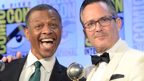 Phil LaMarr and Tom Lennon hosted the Eisner Awards at Comic-Con in 2022.